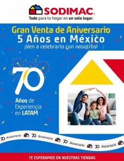 GRAN VENTA DE ANIVERSARIO 